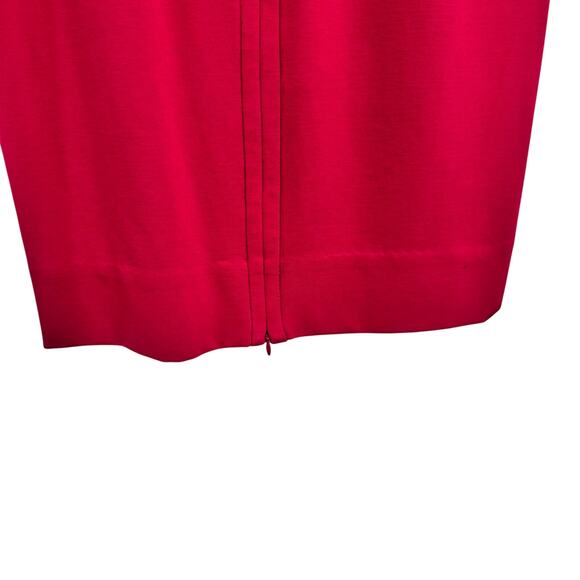 NWT Diane Von Furstenberg Red Short Sleeve Saturn Full Front Zip Dress 10 - Picture 7 of 10